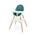 Scaun de masa transformabil Caretero TUVA Dark Green fotografia produsului