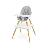 Scaun de masa transformabil Caretero TUVA Grey fotografia produsului