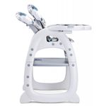 Scaun de masa transformabil Caretero HOMEE 2 in 1 Grey fotografia produsului View 7 S
