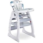 Scaun de masa transformabil Caretero HOMEE 2 in 1 Grey fotografia produsului View 4 S