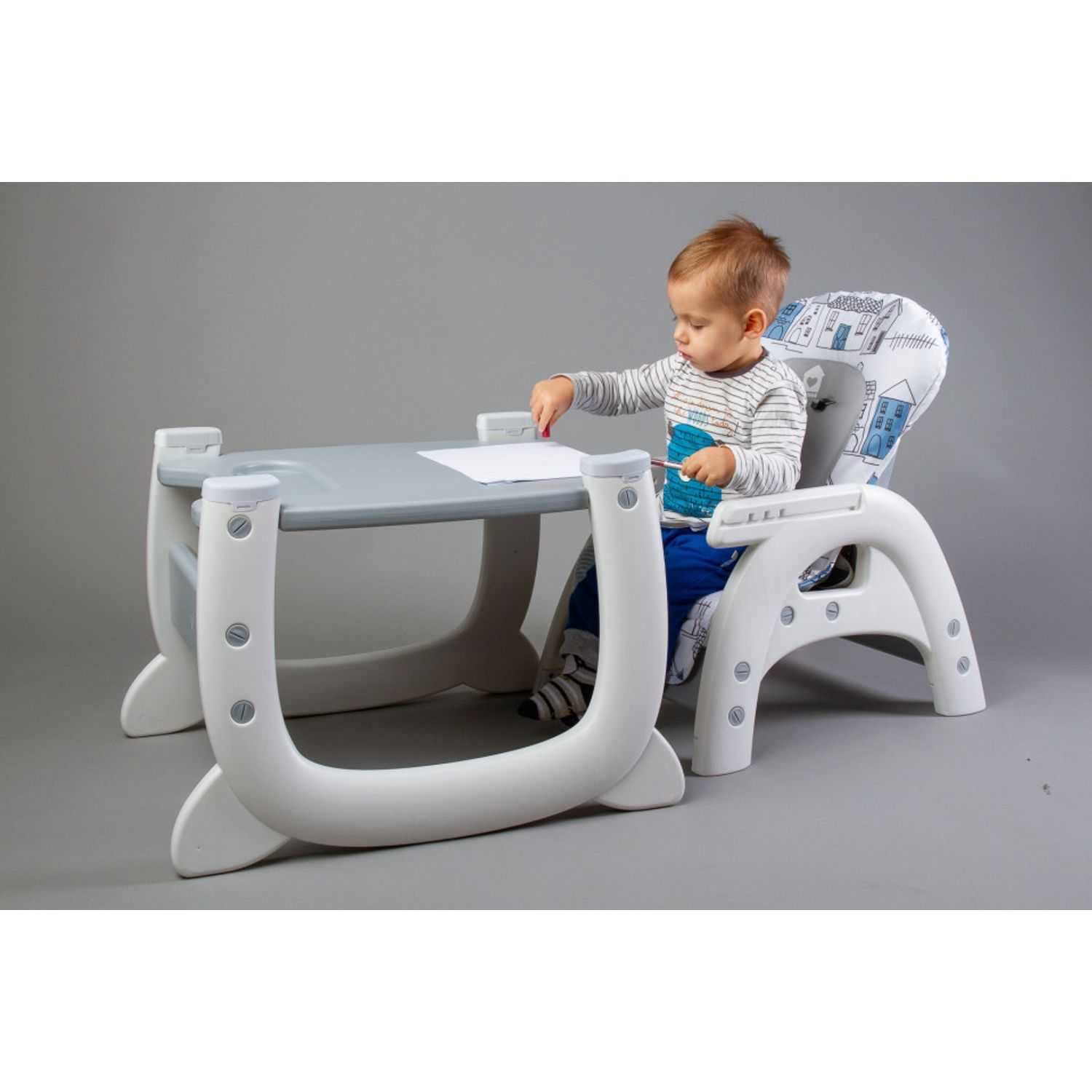 Scaun de masa transformabil Caretero HOMEE 2 in 1 Mint fotografia produsului View 4 L