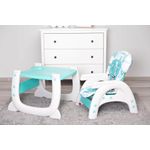 Scaun de masa transformabil Caretero HOMEE 2 in 1 Mint fotografia produsului View 5 S