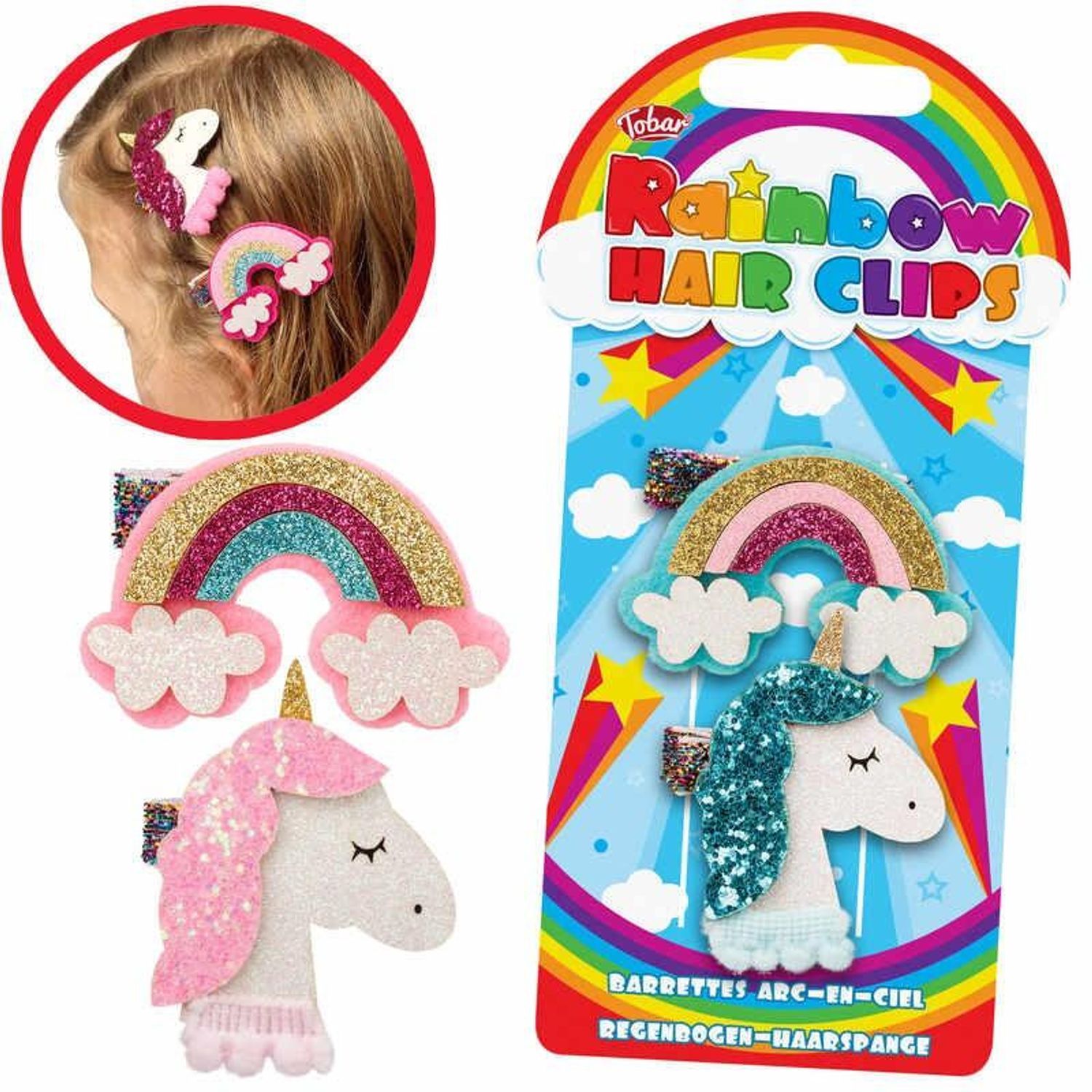 Agrafe de par - Unicorn fotografia produsului View 7 L