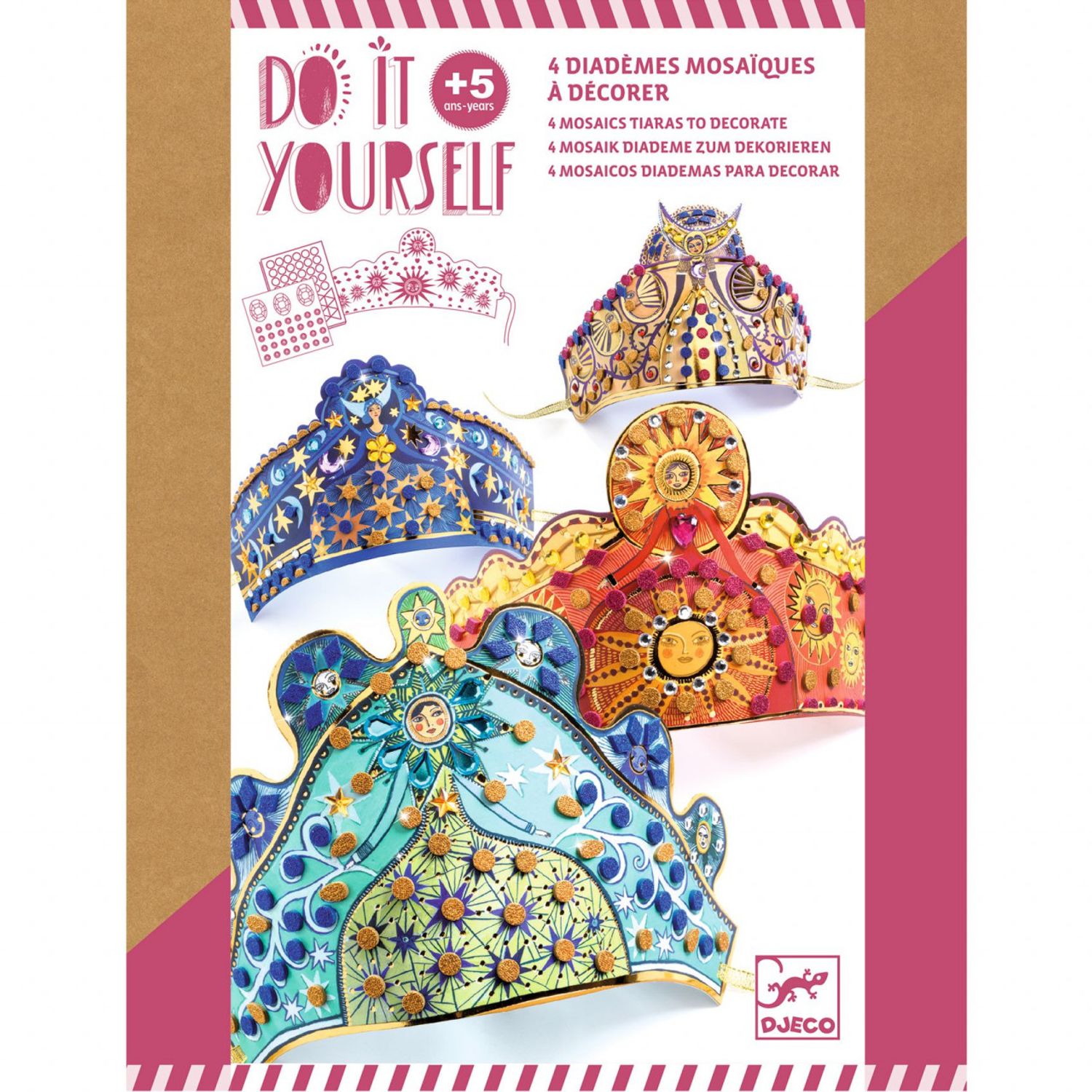 Set DIY Diademe, Djeco fotografia produsului