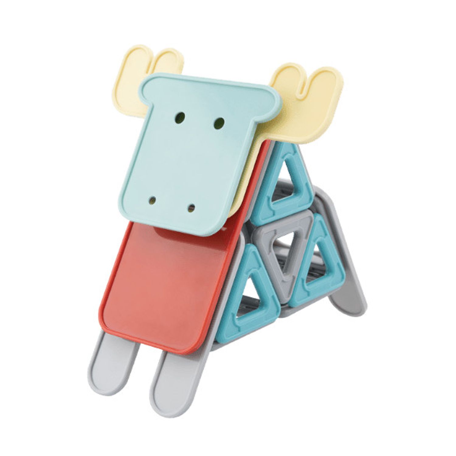 Joc de constructie magnetic Clicstoys Magformers - Animale, 40 piese fotografia produsului View 4 L