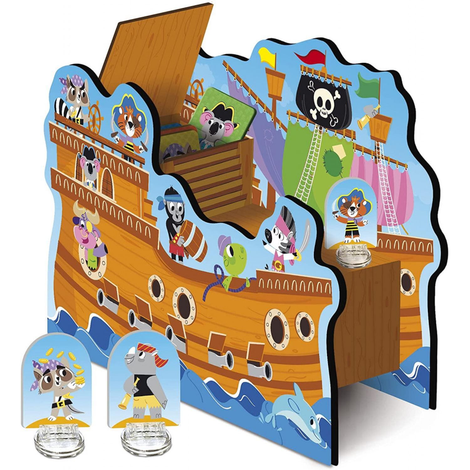 Joc Montessori - Corabia piratilor 3D fotografia produsului View 8 L