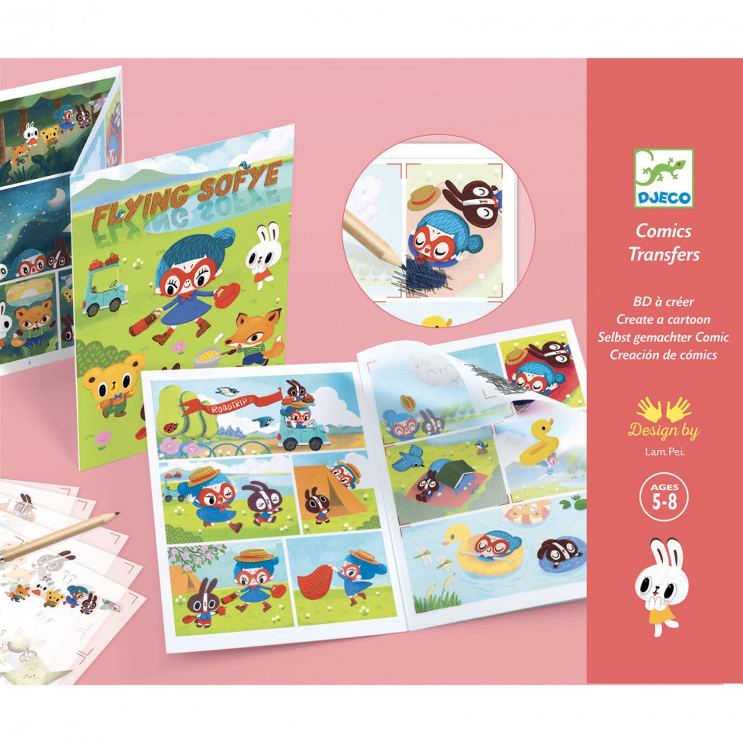 Set creativ, Animatie Djeco, Sofie fotografia produsului