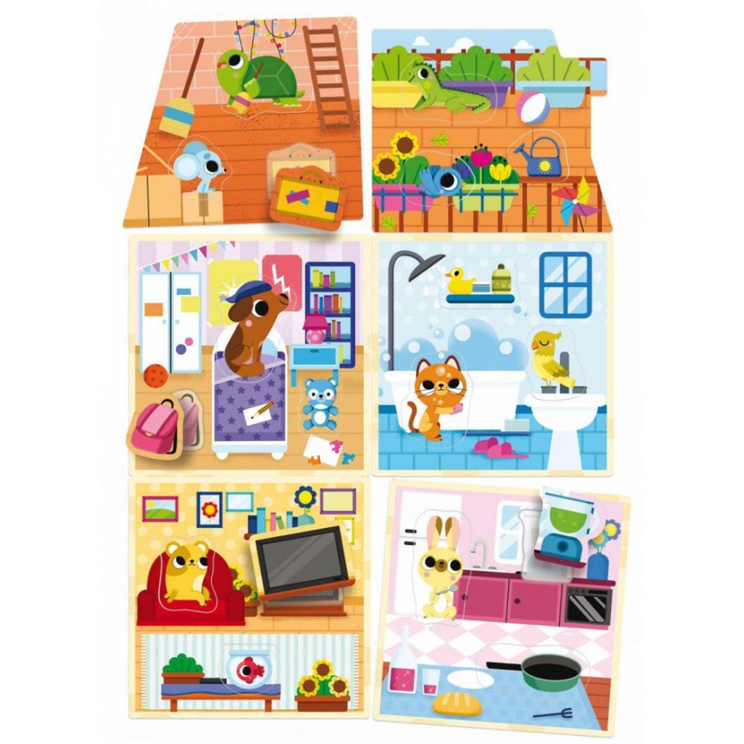 Joc Montessori - Casuta animalelor de companie fotografia produsului View 4 L
