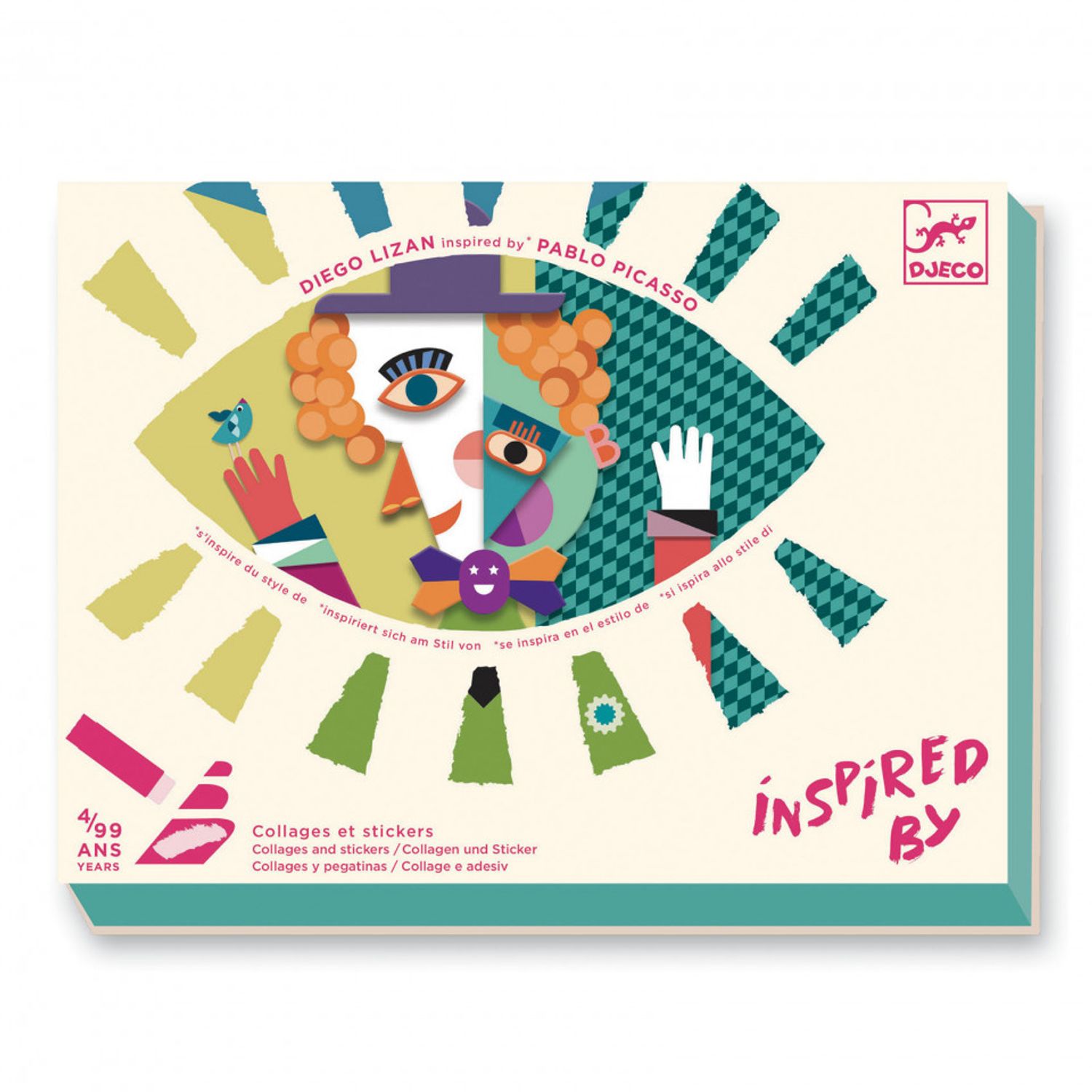 Inspired by Picasso, colaj Djeco fotografia produsului View 2 L