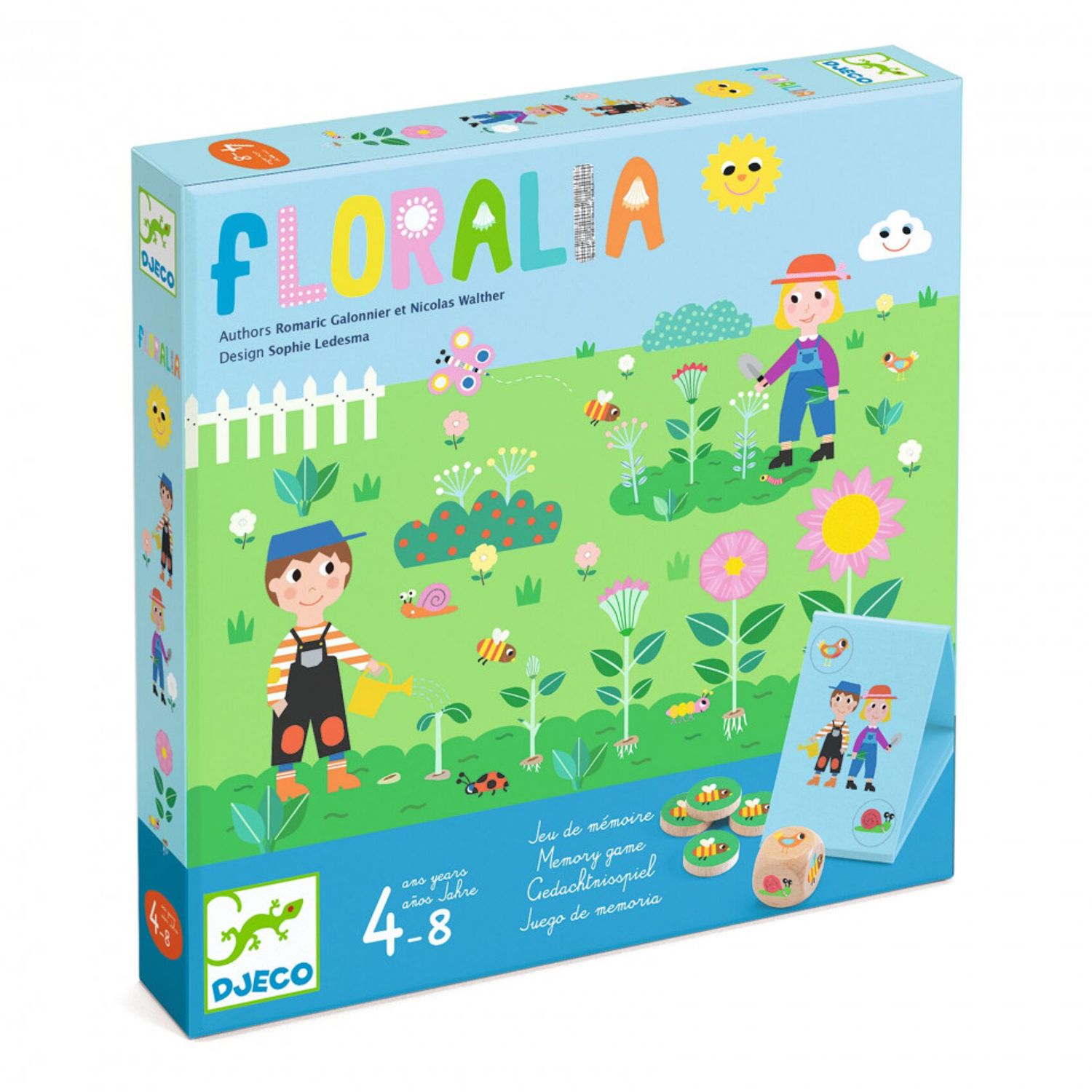 Joc de memorie Djeco, Floralia fotografia produsului View 3 L