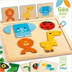 Geo Basic Djeco, joc pentru bebe cu forme geometrice fotografia produsului