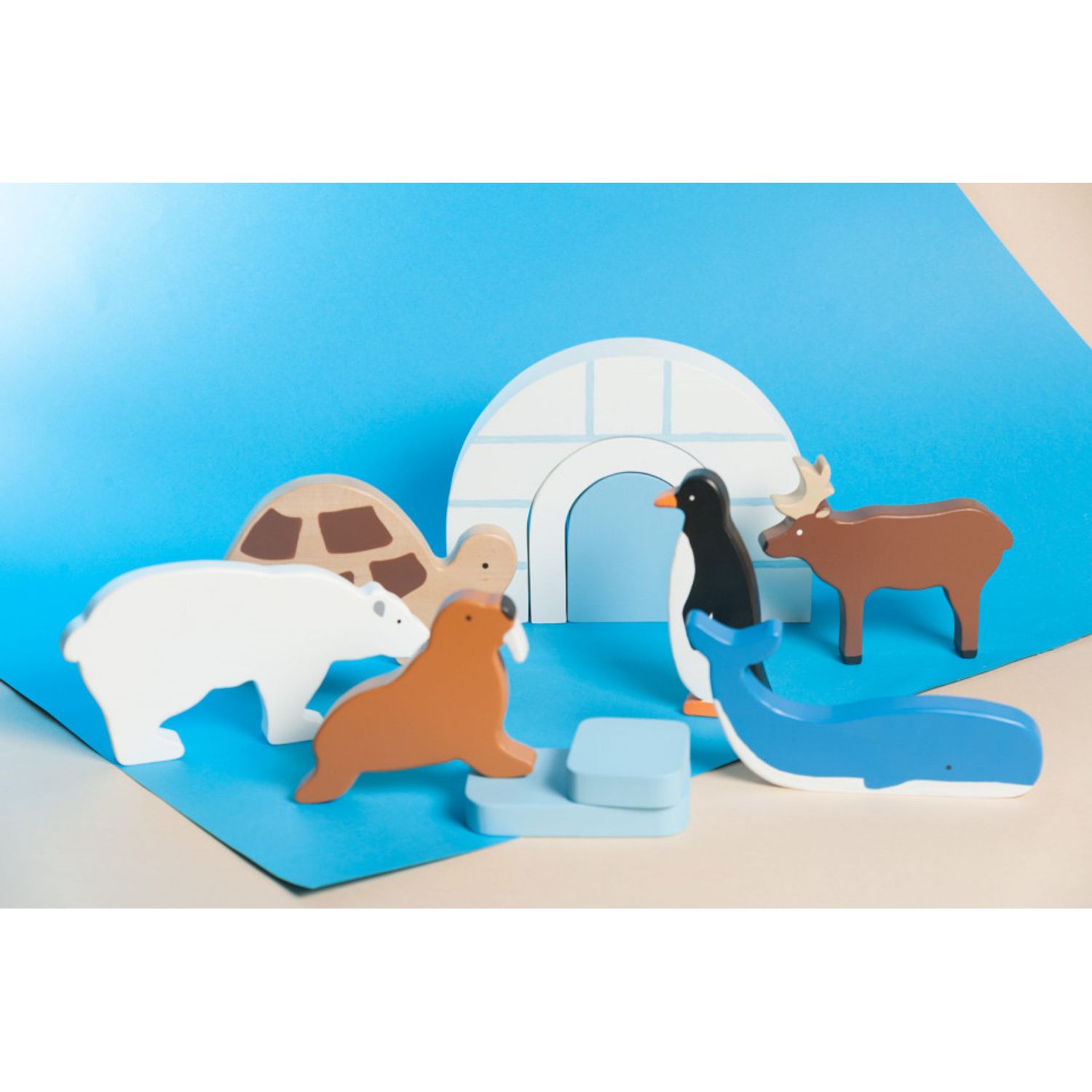 Set animale polare Marc toys fotografia produsului View 2 L