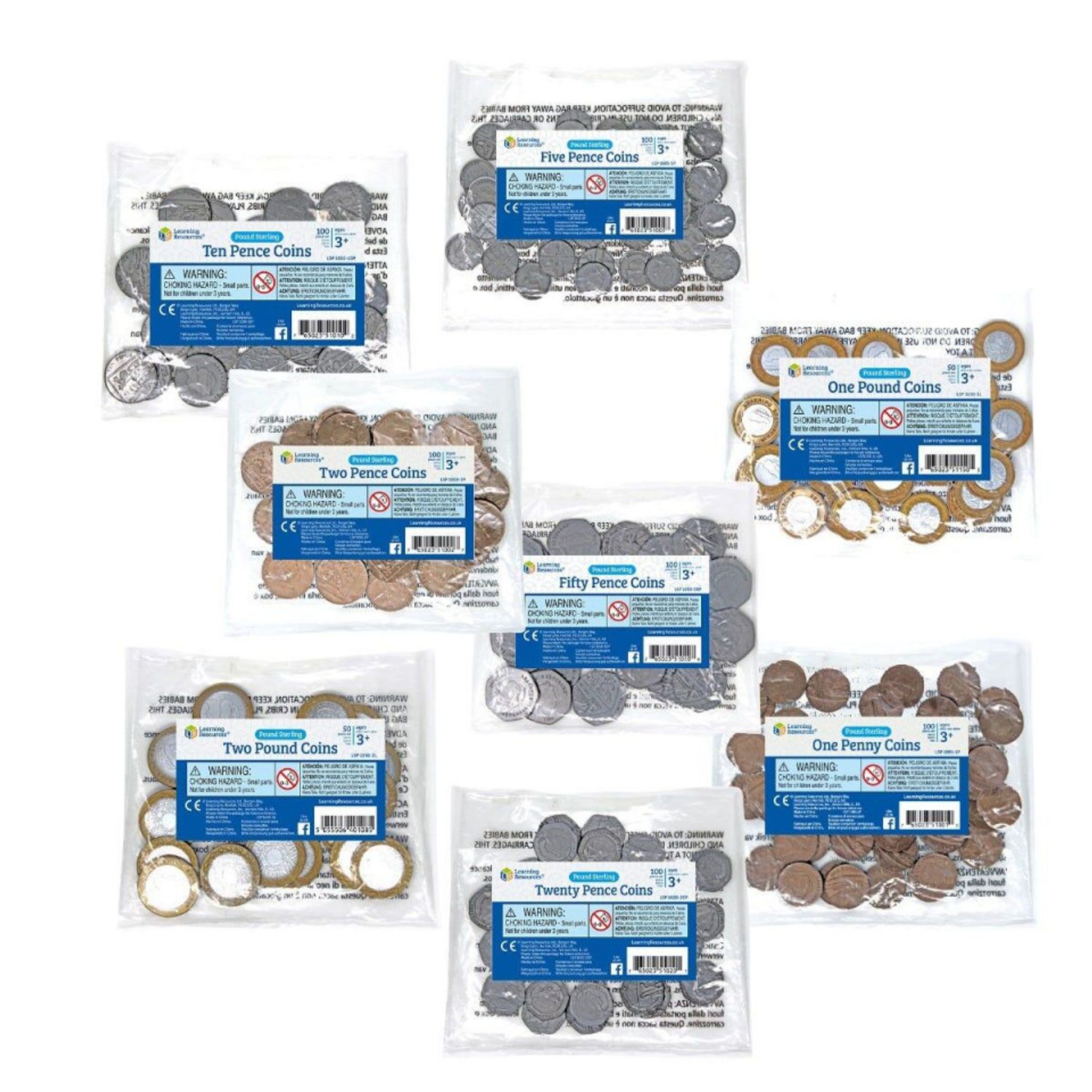 Set cu 700 monede de jucarie (lire) fotografia produsului View 3 L