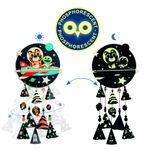 Set DIY Djeco, Mobil fluorescent cu clopotei- Stele fotografia produsului View 3 S