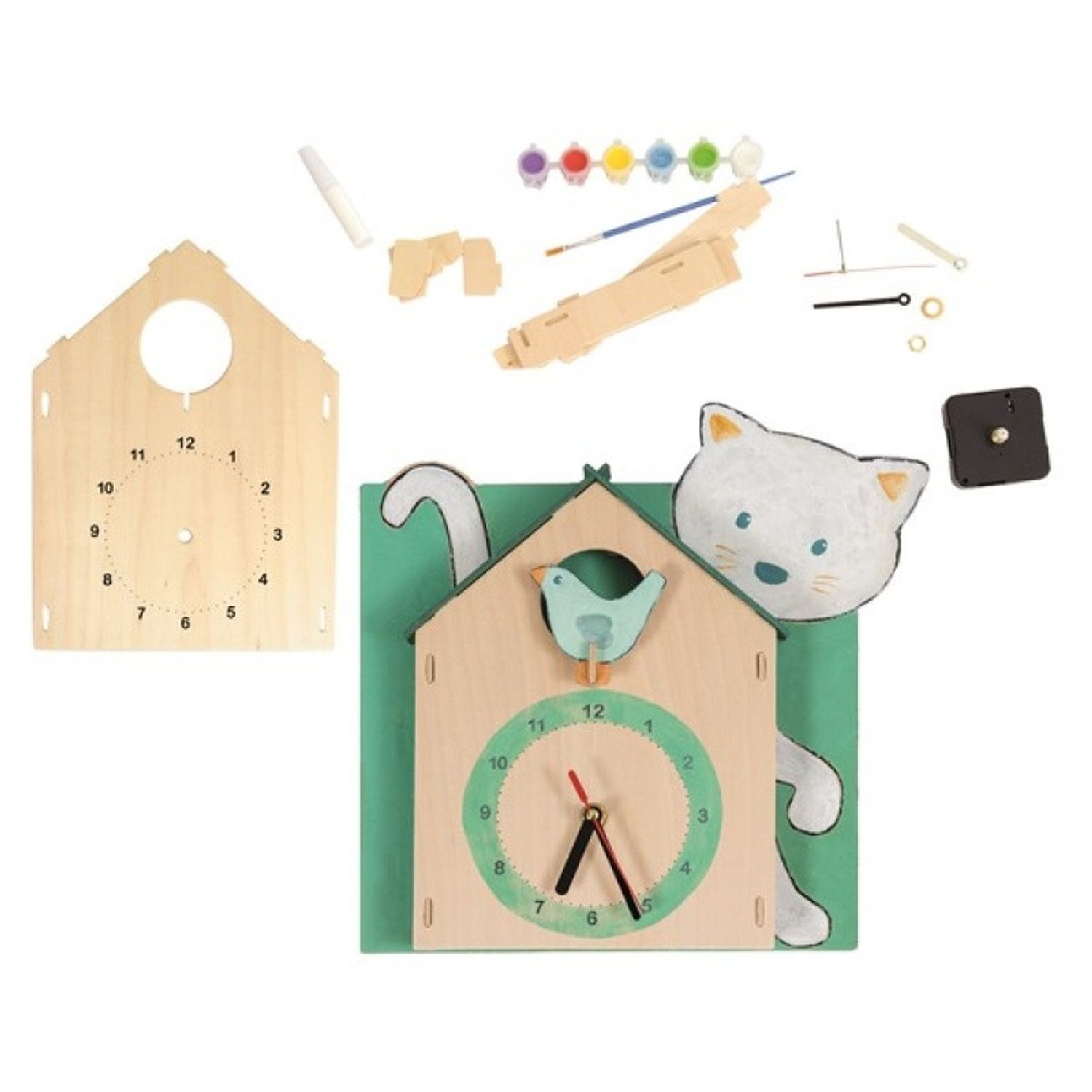 Set DIY Ceas de perete, Egmont toys fotografia produsului View 2 L