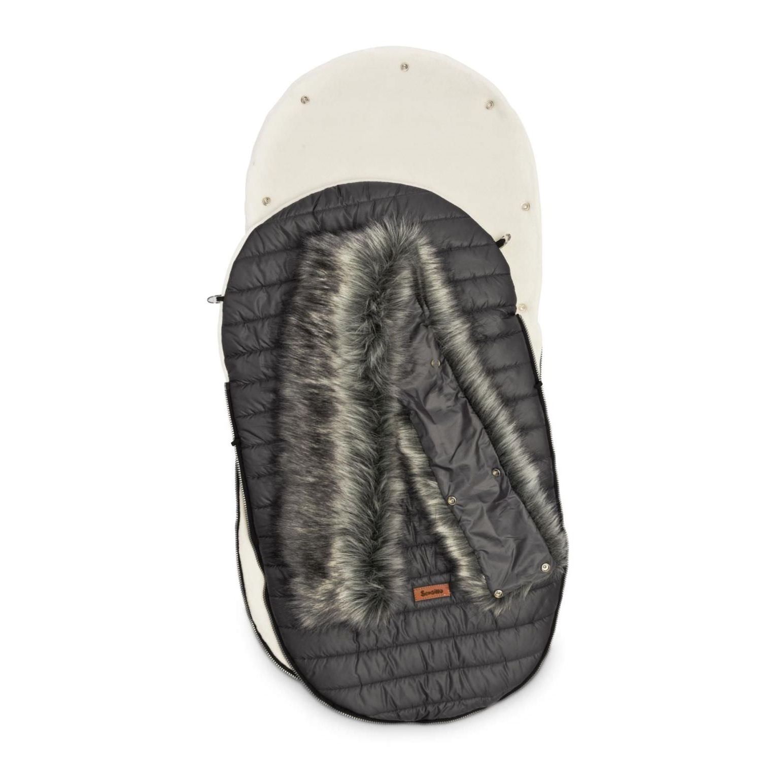 Sac de iarna Sensillo ELF Polar Grafit 100x46 cm fotografia produsului View 4 L