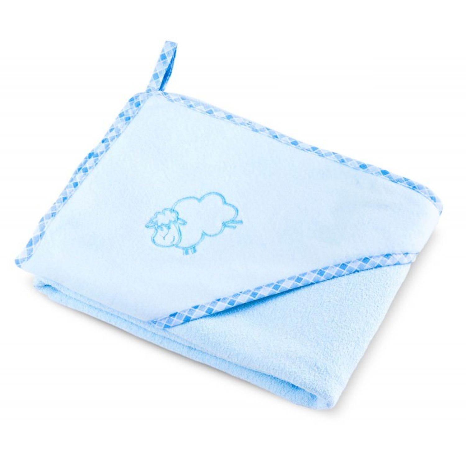 Prosop cu gluga Sheep 80x80 cm Blue fotografia produsului