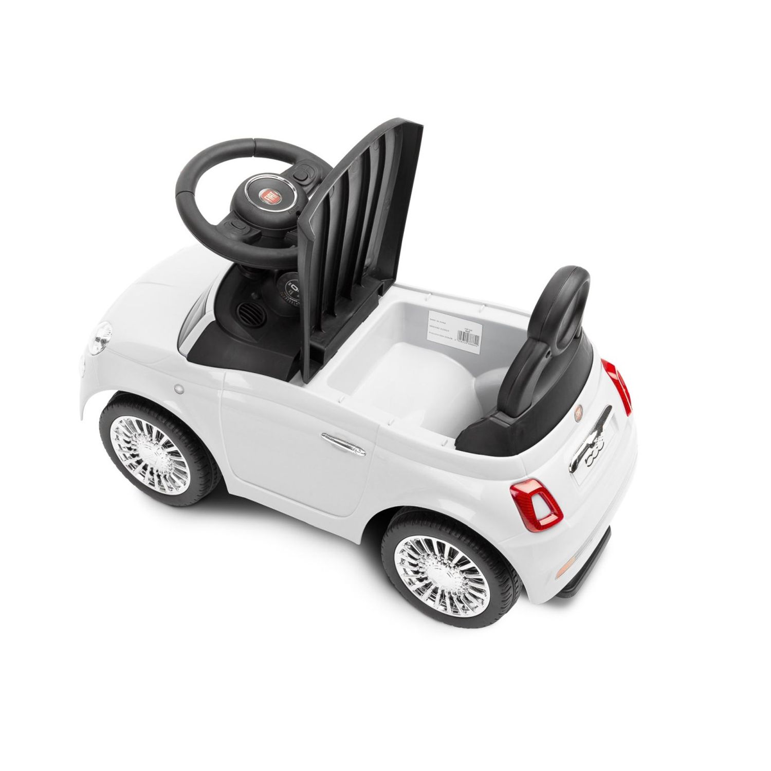 Jucarie ride-on Toyz FIAT 500 Alb fotografia produsului View 3 L
