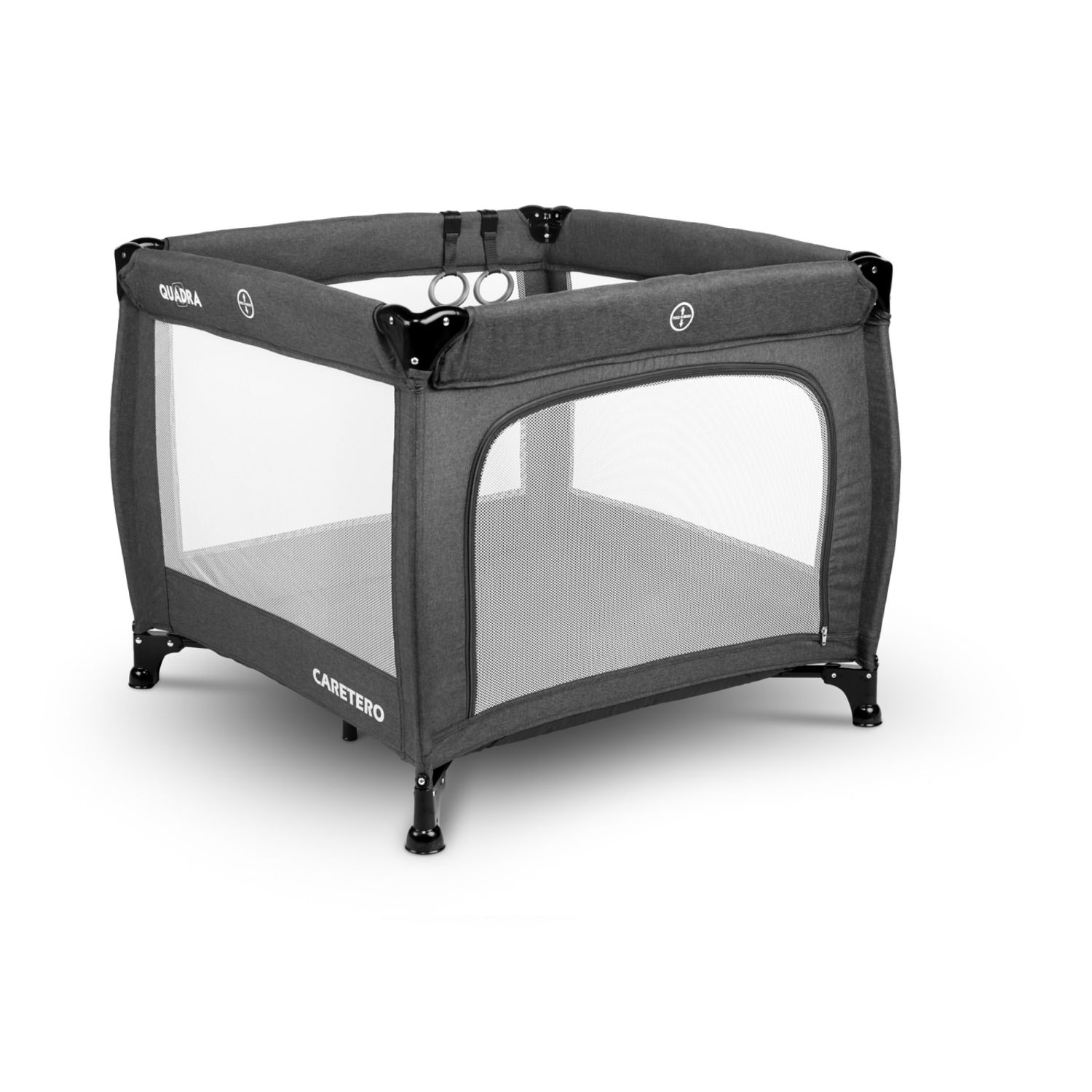 Tarc de joaca 83x83 cm Caretero Quadra Grafit fotografia produsului