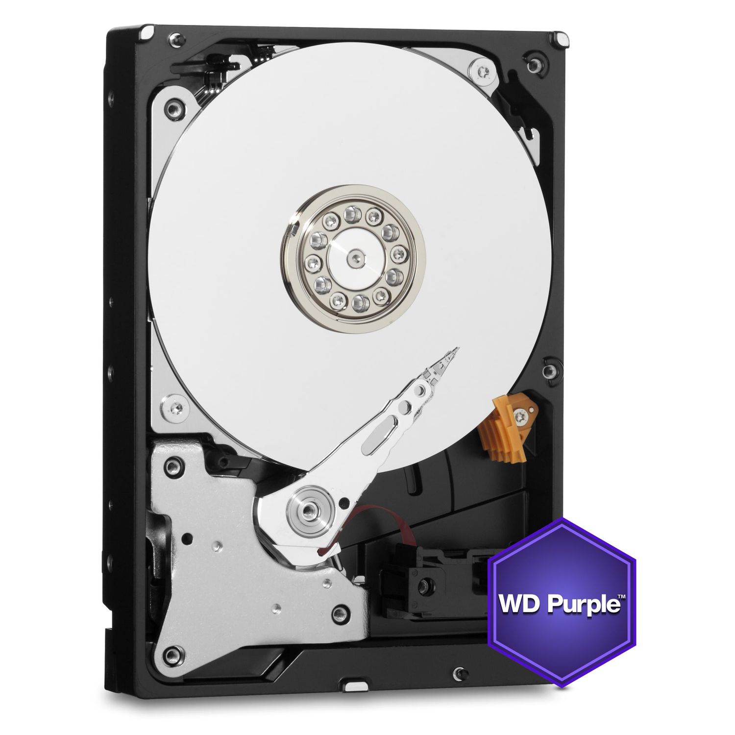 HDD WD New Purple, 3TB, SATA III, 35&rdquo;, 64MB fotografia produsului View 4 L