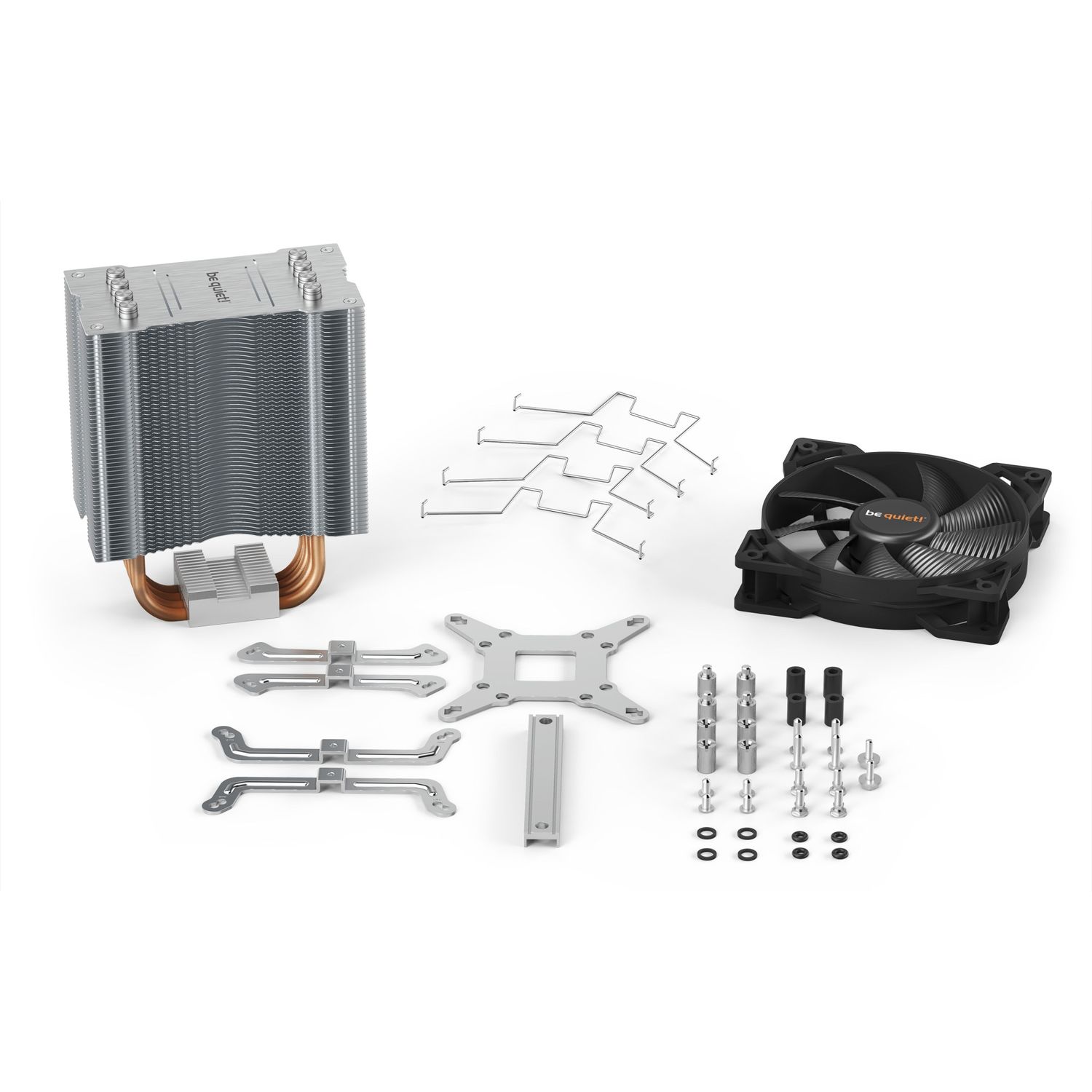 Cooler procesor Be quiet! Pure Rock 2 Silver, compatibil AMD/Intel fotografia produsului View 4 L