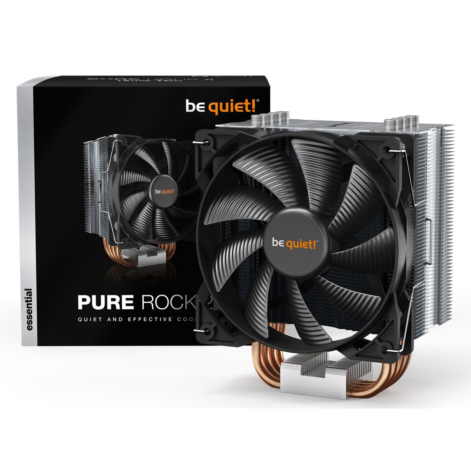 Cooler procesor Be quiet! Pure Rock 2 Silver, compatibil AMD/Intel fotografia produsului View 5 L