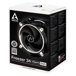 Cooler procesor Arctic Freezer 34 eSports DUO White, compatibil AMD/Intel fotografia produsului View 9 S
