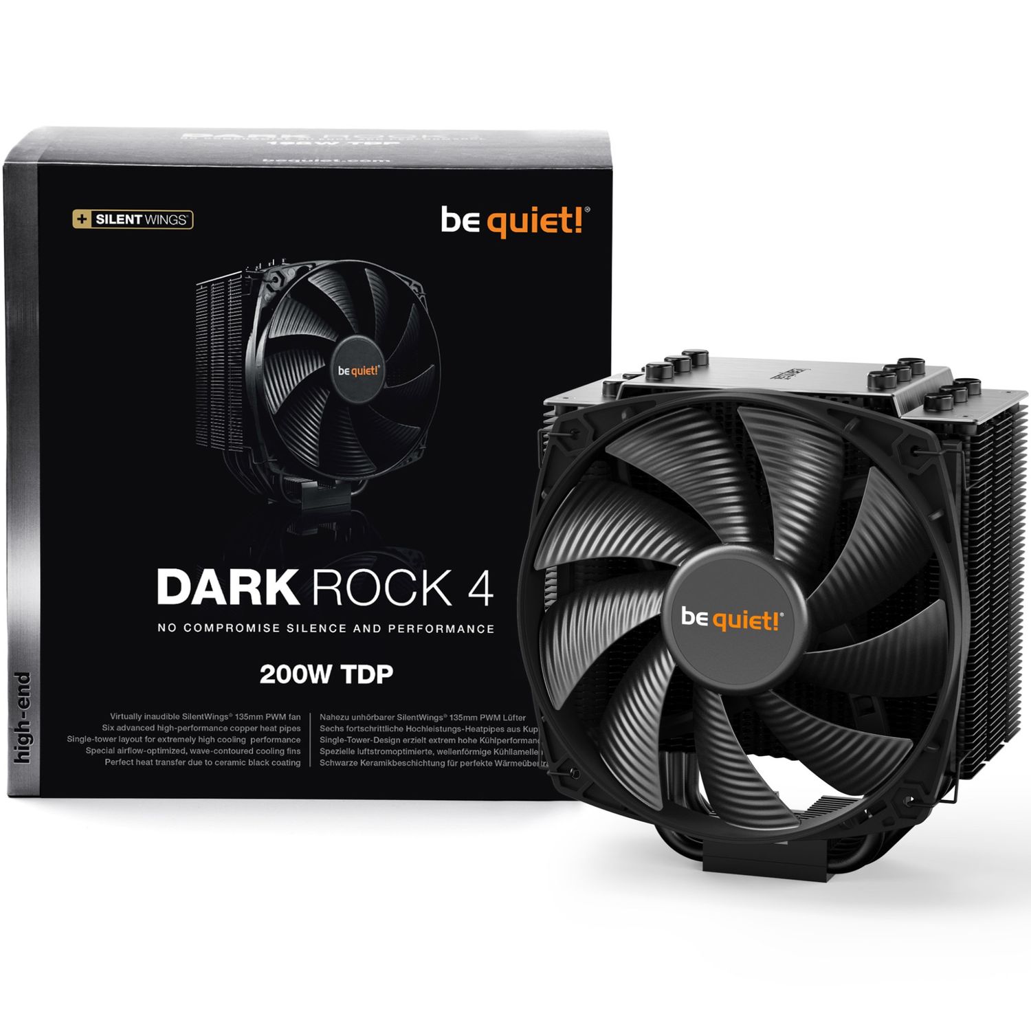 Cooler procesor Be quiet! Dark Rock 4, compatibil AMD/Intel fotografia produsului View 6 L