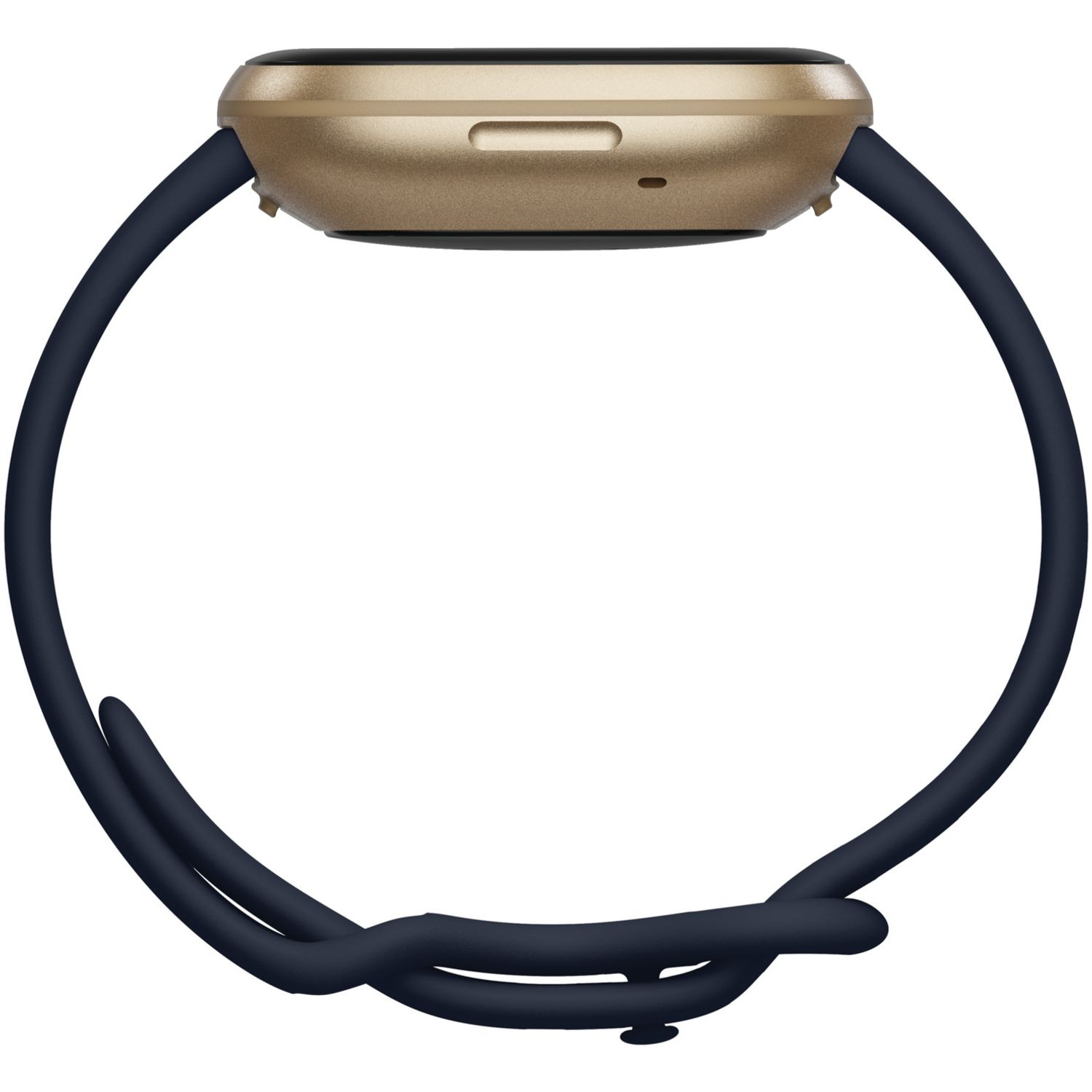 Smartwatch Fitbit Versa 3, Midnight Soft Gold fotografia produsului View 6 L
