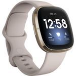 Smartwatch Fitbit Sense, Lunar White Soft Gold fotografia produsului