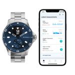 Smartwatch Withings Scanwatch, Horizon Special Edition, 43mm, Blue fotografia produsului View 7 S