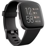 Smartwatch Fitbit Versa 2, NFC, Black/Carbon fotografia produsului