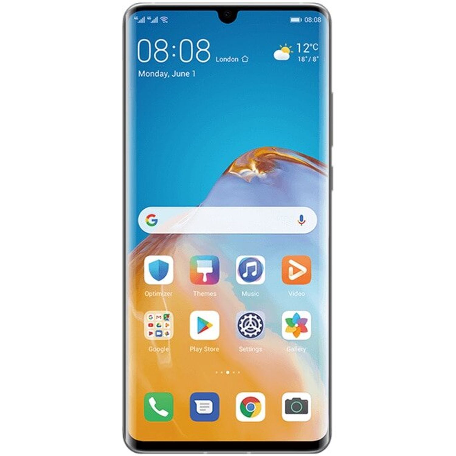 Huawei Telefon Mobil Huawei P30 Pro New Edition Dual Sim 256gb 8gb Ram 4g Silver Frost