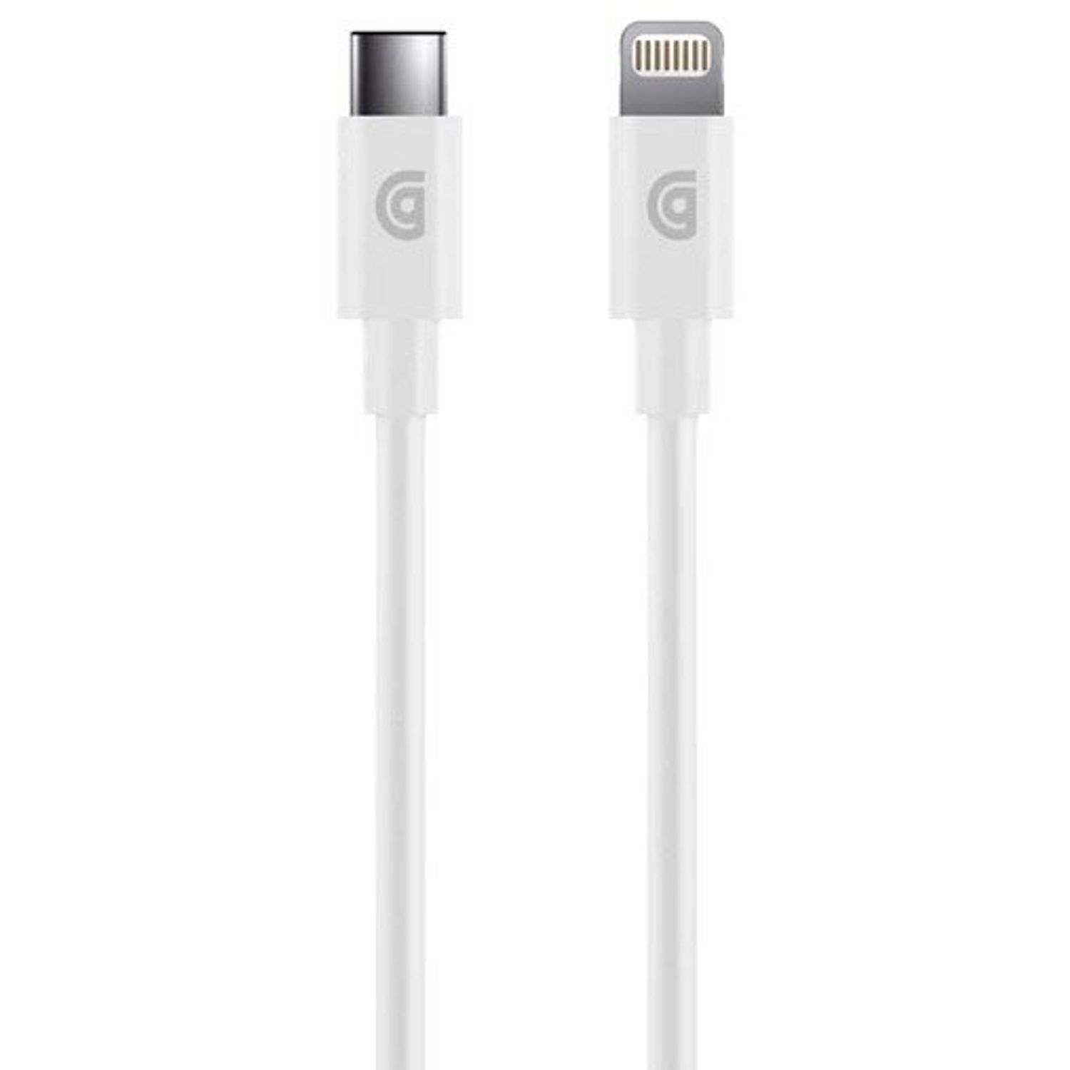 Cablu de incarcare Griffin USB-C la Lightning, 120cm, Alb fotografia produsului