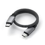 Cablu de incarcare Satechi USB-C / USB-C, 25cm fotografia produsului View 4 S