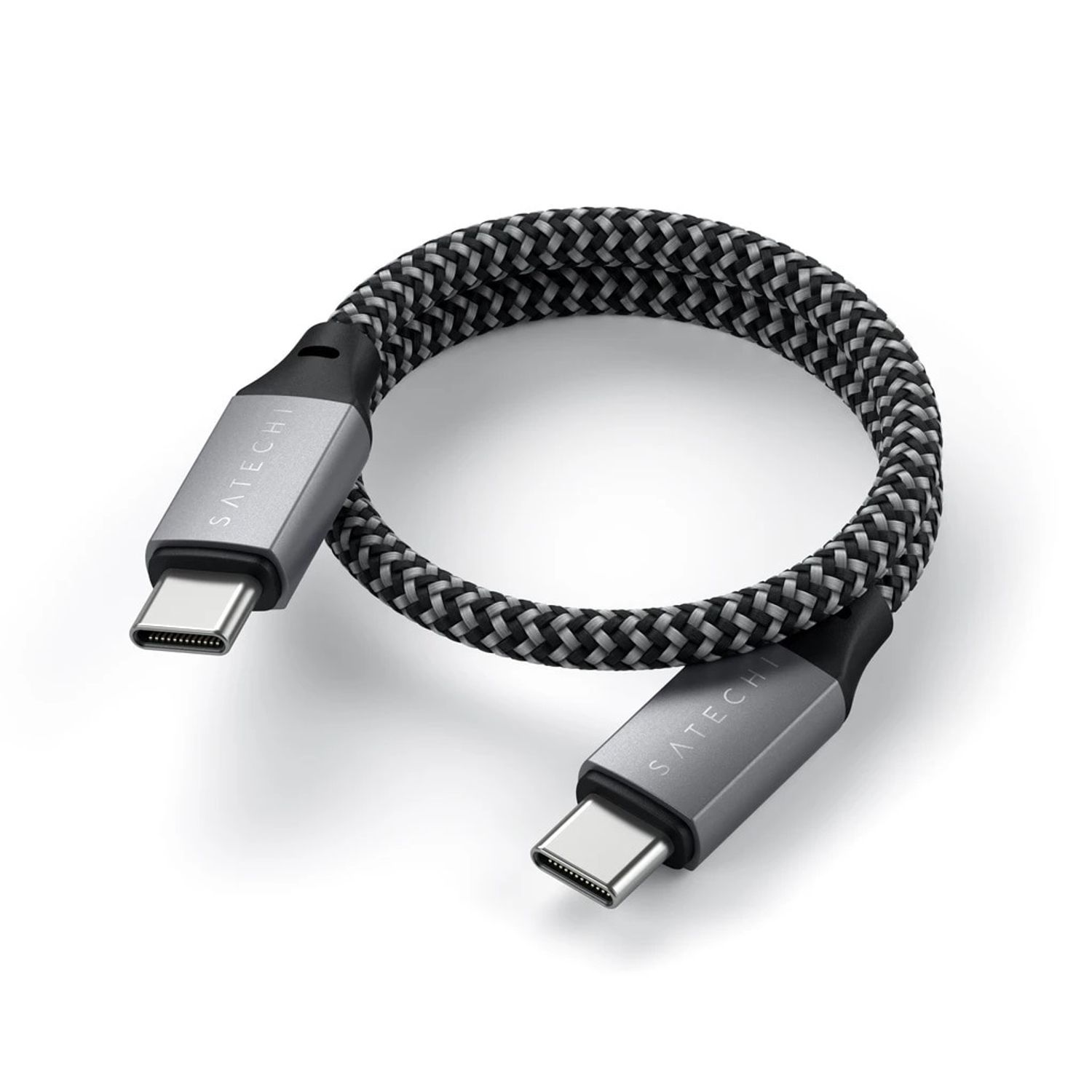 Cablu de incarcare Satechi USB-C / USB-C, 25cm fotografia produsului View 4 L
