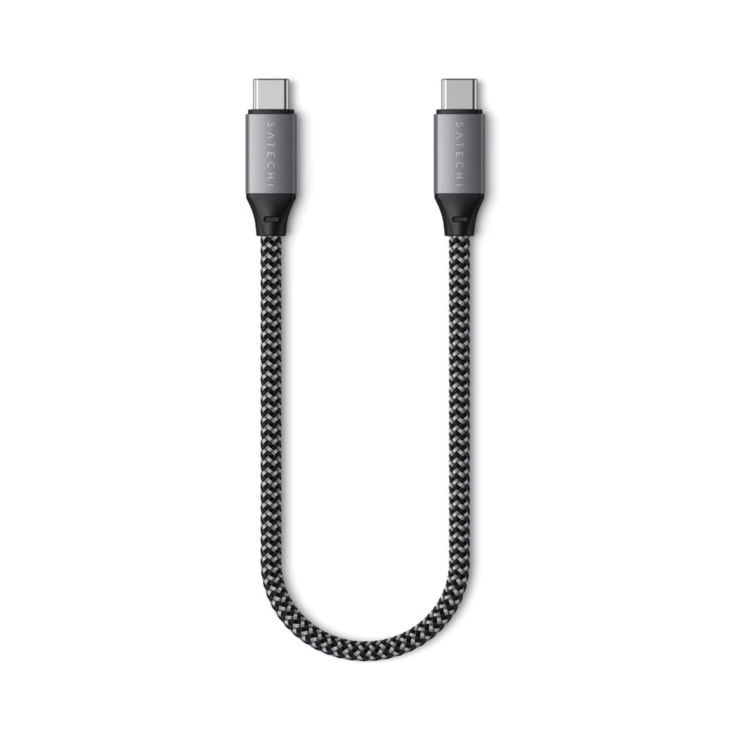 Cablu de incarcare Satechi USB-C / USB-C, 25cm fotografia produsului View 3 L