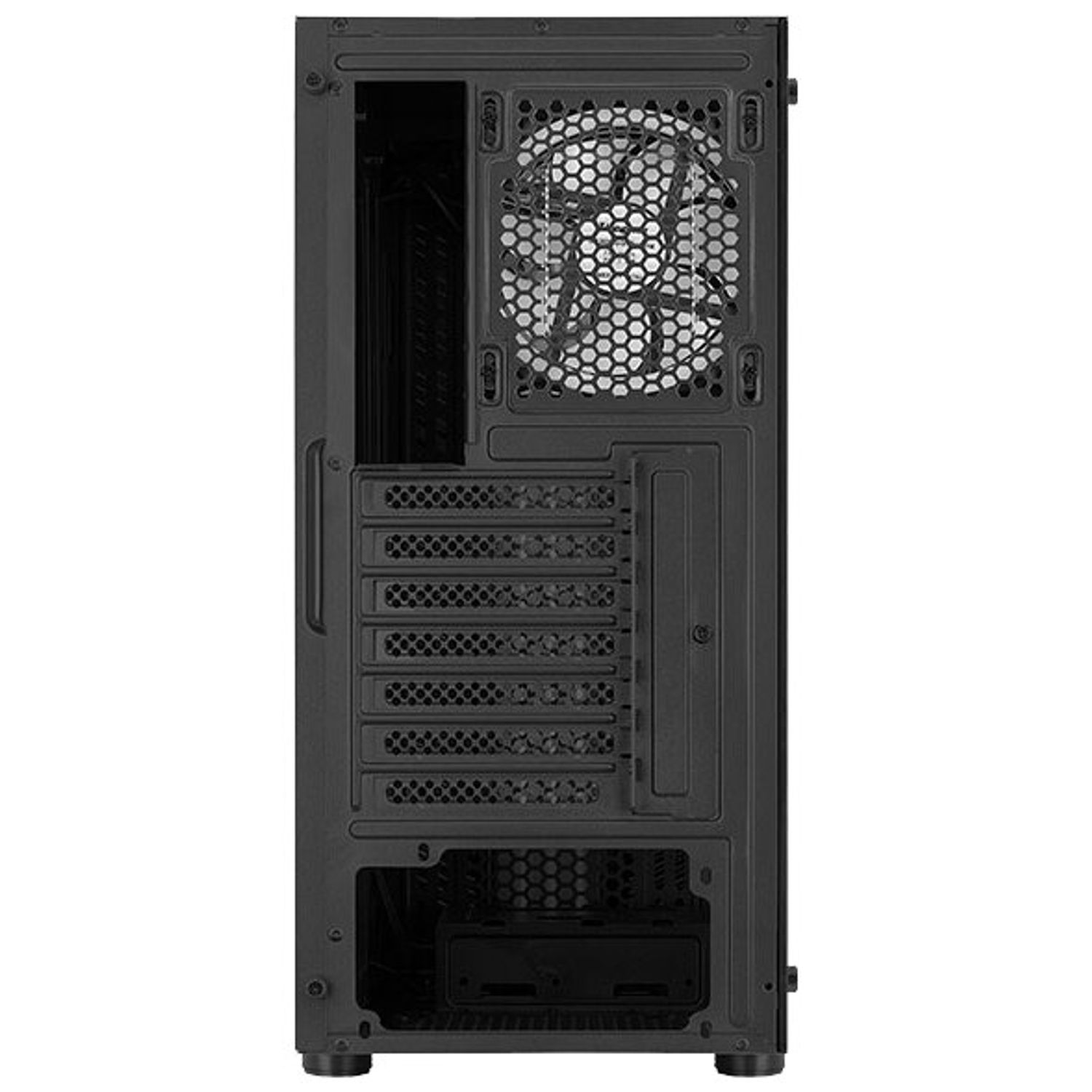 Carcasa Aerocool Mecha, Mid-Tower, fara sursa, ATX, Black fotografia produsului View 6 L