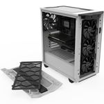 Carcasa Be quiet! Pure Base 500DX, Mid-Tower, fara sursa, ATX, White fotografia produsului View 5 S