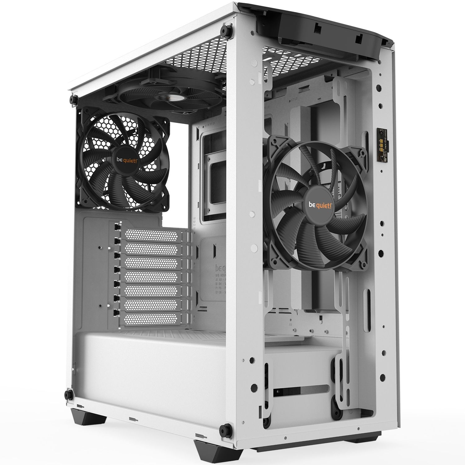 Carcasa Be quiet! Pure Base 500DX, Mid-Tower, fara sursa, ATX, White fotografia produsului View 3 L