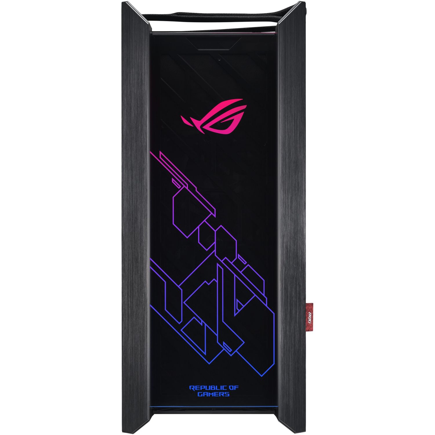 Carcasa Asus ROG Strix Helios, Mid-Tower, fara sursa, E-ATX, Black fotografia produsului View 7 L