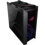 Carcasa Asus ROG Strix Helios, Mid-Tower, fara sursa, E-ATX, Black fotografia produsului View 3 S