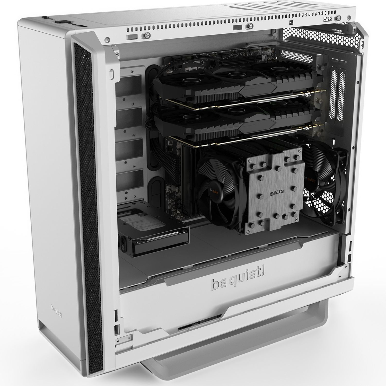 Carcasa Be quiet! Silent Base 802, Mid-Tower, fara sursa, E-ATX, White fotografia produsului View 10 L