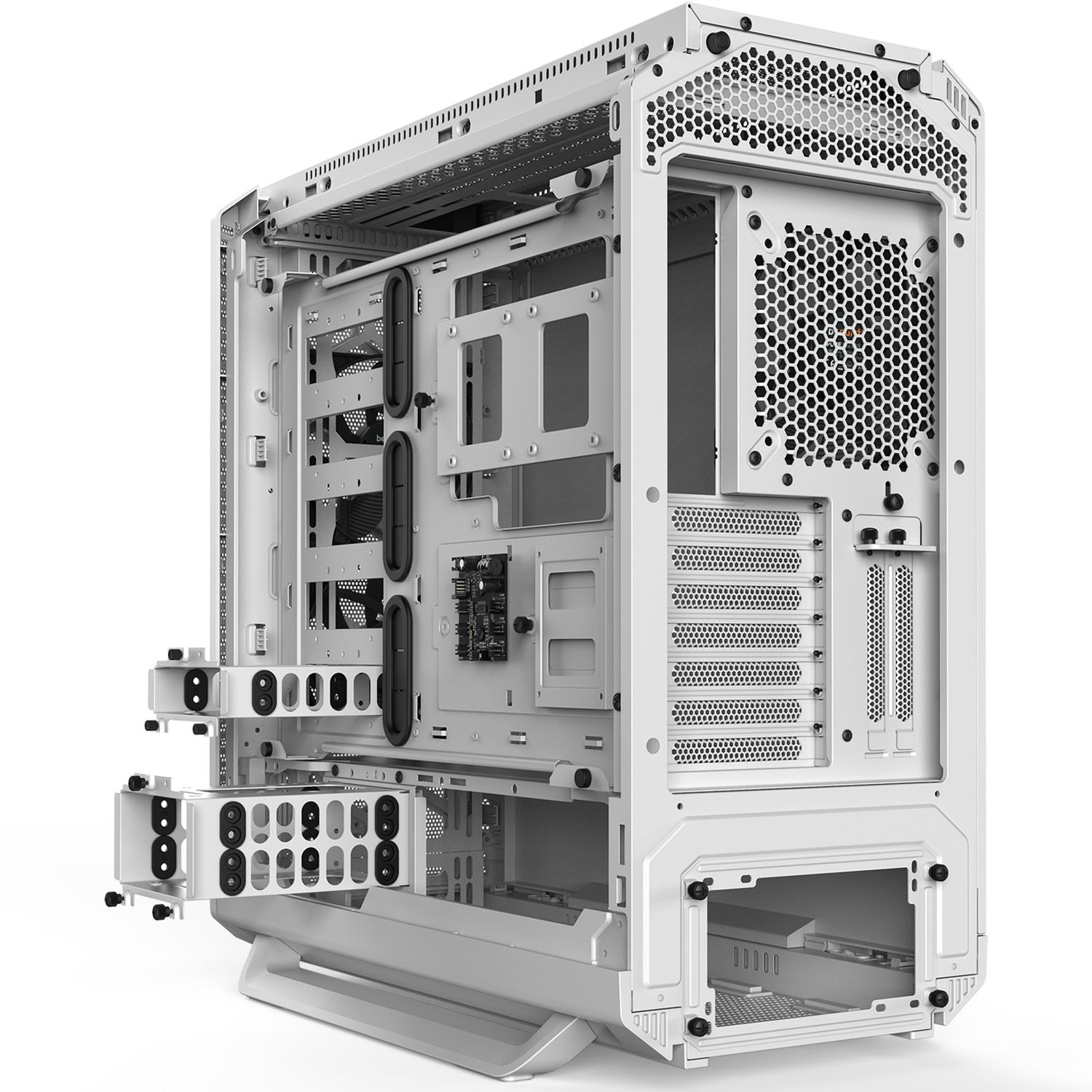 Carcasa Be quiet! Silent Base 802, Mid-Tower, fara sursa, E-ATX, White fotografia produsului View 3 L