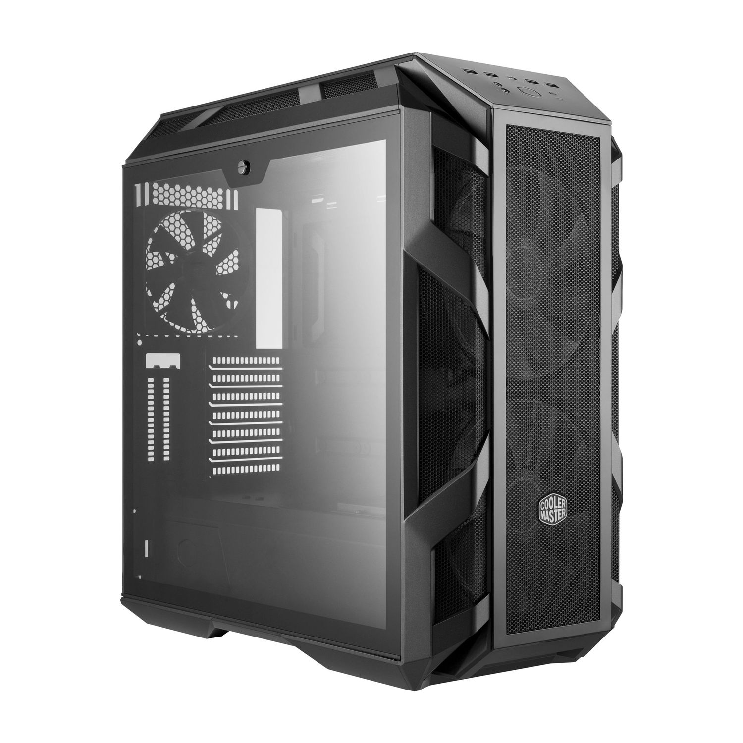 Carcasa Cooler Master Mastercase H500M, Middle Tower, fara sursa, E-ATX, Iron Grey fotografia produsului View 3 L