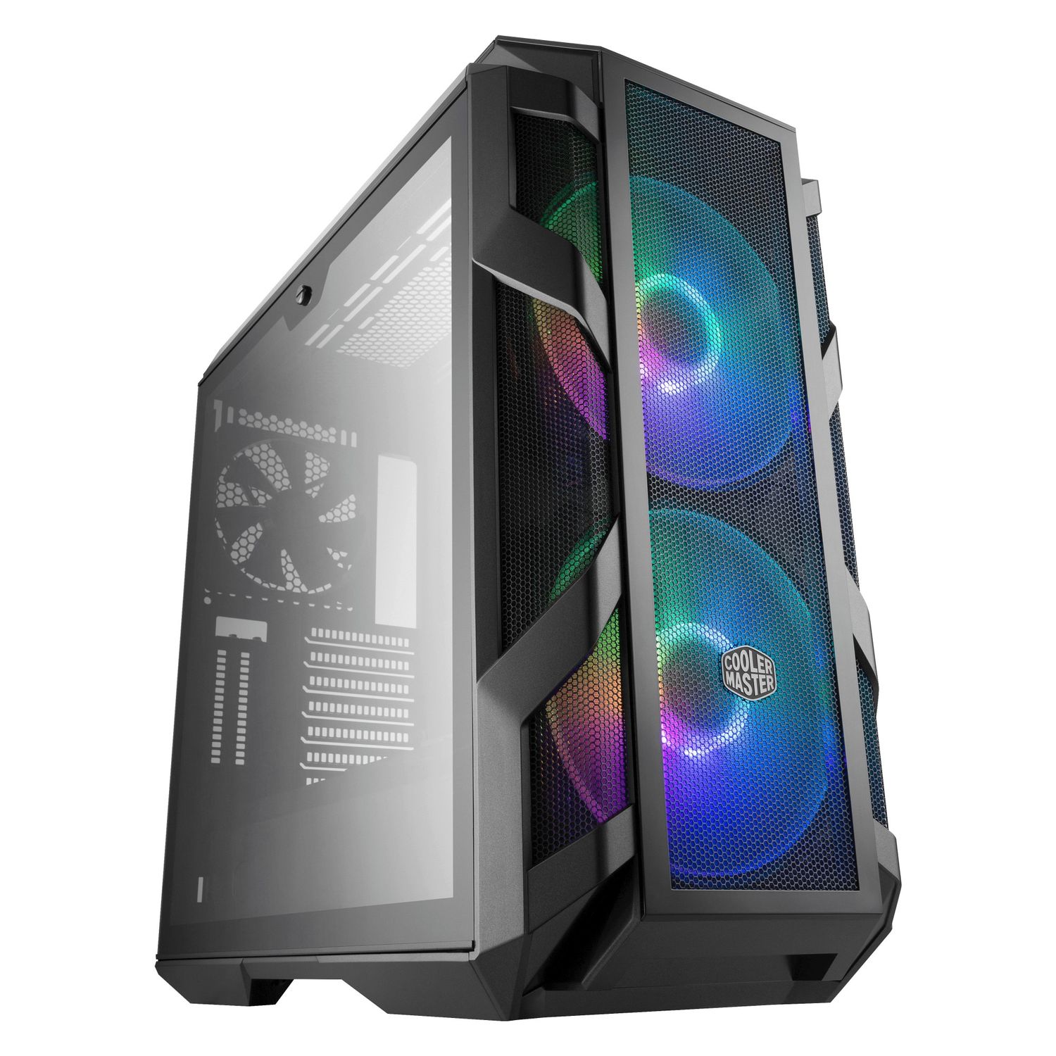Carcasa Cooler Master Mastercase H500M, Middle Tower, fara sursa, E-ATX, Iron Grey fotografia produsului View 6 L