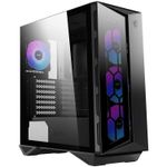 Carcasa MSI MPG GUNGNIR 110R ARGB, Mid-Tower, fara sursa, ATX, Black fotografia produsului