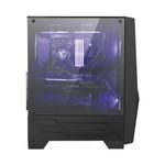 Carcasa MSI MAG FORGE 100M, Mid-Tower, fara sursa, ATX, Black fotografia produsului View 4 S