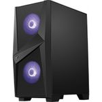Carcasa MSI MAG FORGE 100M, Mid-Tower, fara sursa, ATX, Black fotografia produsului