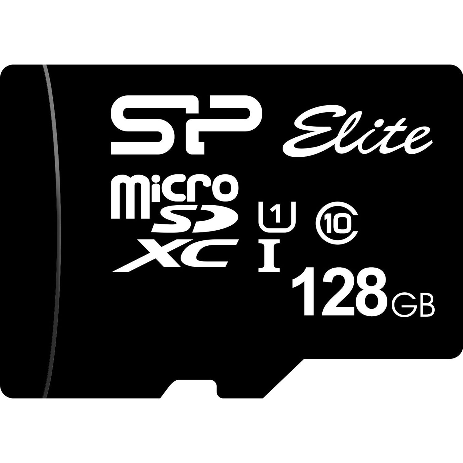 Card de memorie Silicon Power MicroSDHX, 128GB, Elite, UHS-I, adaptor SD fotografia produsului View 2 L